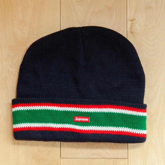 Supreme(シュプリーム)のSupreme Striped Cuff Beanie 2016AW メンズの帽子(ニット帽/ビーニー)の商品写真