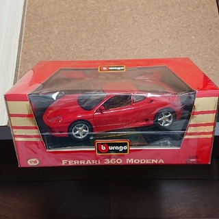 フェラーリ(Ferrari)のプーちゃん専用1/18ミニカー☆burago☆FERRARI360MODENA(ミニカー)