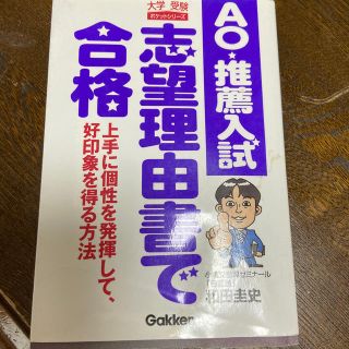 ＡＯ・推薦入試志望理由書で合格 上手に個性を発揮して、好印象を得る方法(語学/参考書)