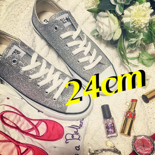 コンバース(CONVERSE)の大人気！入手困難？！コンバース　オールスター　グリッター24cm(スニーカー)