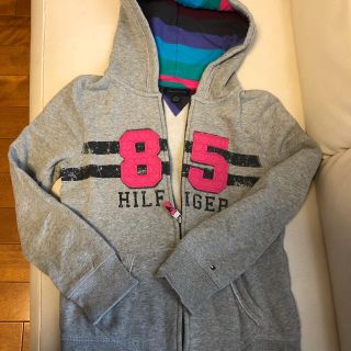 トミーヒルフィガー(TOMMY HILFIGER)の★美品★TOMMY パーカー(L ガールズ12~14)(ジャケット/上着)