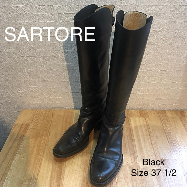 SARTORE(サルトル)のサルトル　ロングブーツ　ブラック レディースの靴/シューズ(ブーツ)の商品写真