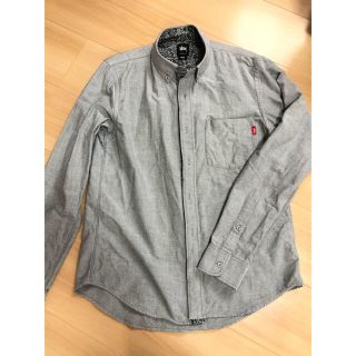 ステューシー(STUSSY)のSTUSSY シャツ　グレー(シャツ)