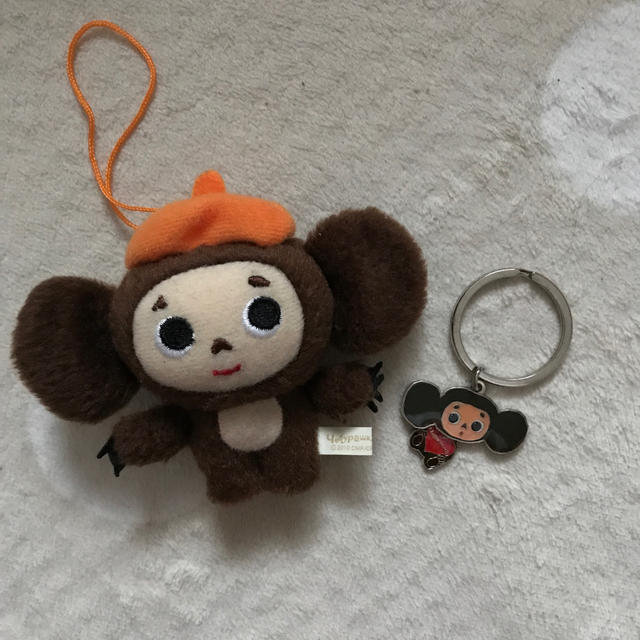 送料込◆チェブラーシカ◆マスコット◆キーホルダー エンタメ/ホビーのおもちゃ/ぬいぐるみ(キャラクターグッズ)の商品写真
