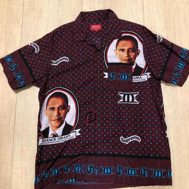 supreme obama shirt シャツ アロハ オバマ