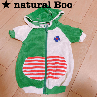ナチュラルブー(Natural Boo)のnatural Boo ナチュラルブー　フード付き　半袖パーカー(シャツ/カットソー)