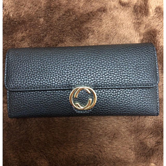 黒色　長財布 レディースのファッション小物(財布)の商品写真