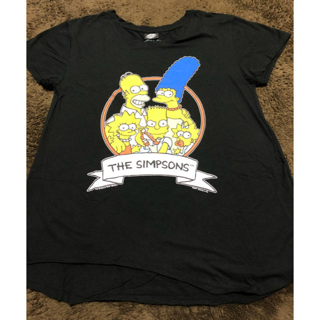 monkey bite(モンキーバイト)のシンプソンズTシャツ　半袖 レディースのトップス(Tシャツ(半袖/袖なし))の商品写真