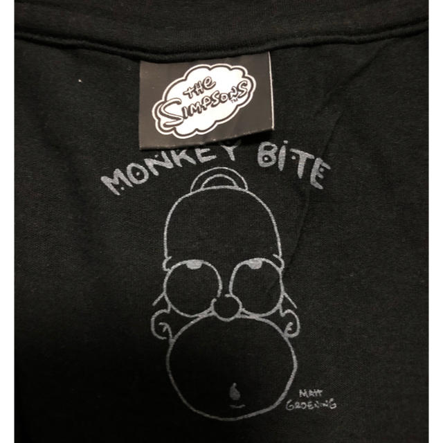 monkey bite(モンキーバイト)のシンプソンズTシャツ　半袖 レディースのトップス(Tシャツ(半袖/袖なし))の商品写真