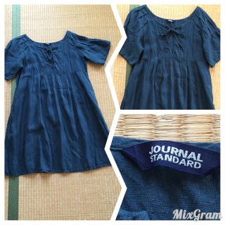 ジャーナルスタンダード(JOURNAL STANDARD)のジャーナル☆麻ワンピース(ひざ丈ワンピース)