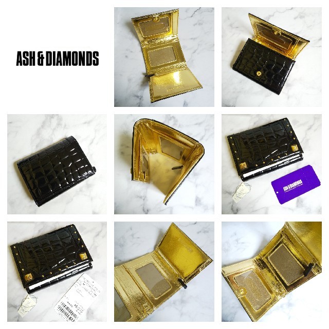 ASH&DIAMONDS - レア!! ASH＆DIAMONDS☆GLOWパスケース【新品】BLACKの 