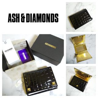 レア!! ASH＆DIAMONDS★GLOWパスケース【新品】BLACKファッション小物る