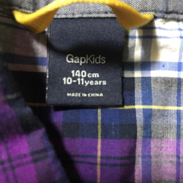 GAP(ギャップ)のGAP 長袖シャツ  140 キッズ/ベビー/マタニティのキッズ服男の子用(90cm~)(ブラウス)の商品写真