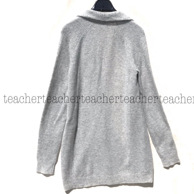 theory ロングニットカーディガン グレー の通販 by teacher's shop|セオリーならラクマ - カシミヤ 100% ショールカラー 得価NEW