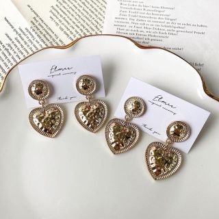 セール♡ビックゴールドハートピアス/イヤリング(ピアス)