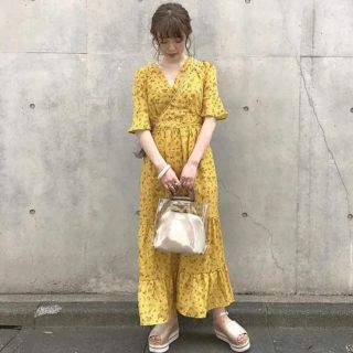 フィフス(fifth)のフィフス 小花柄カシュクールロングワンピース(ロングワンピース/マキシワンピース)