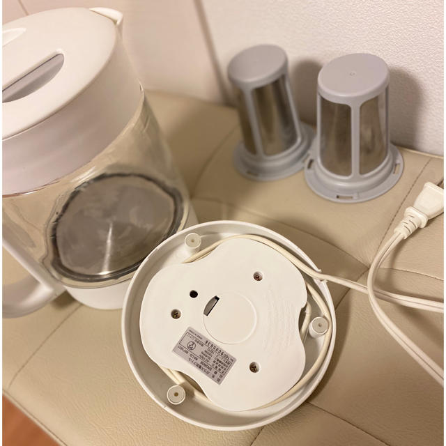 ニトリ(ニトリ)のガラス電気ケトル ルミエ Electric Kettle ニトリ SN3808 スマホ/家電/カメラの生活家電(電気ケトル)の商品写真