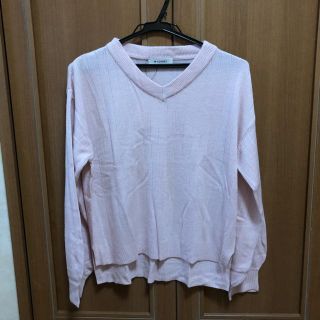 ダブルクローゼット(w closet)の【w closet】薄手のニット(ニット/セーター)