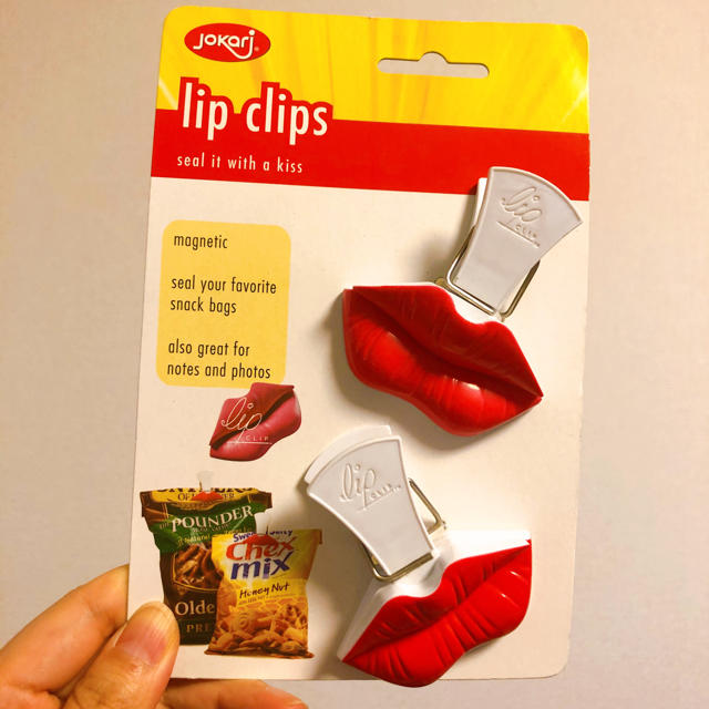 lip clips(唇の形をしたクリップ) インテリア/住まい/日用品の文房具(その他)の商品写真