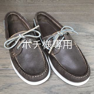 エルエルビーン(L.L.Bean)の【USED】L.L.Bean 革靴(デッキシューズ)