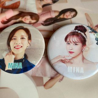 TWICE ミナ　缶バッジ　セット(アイドルグッズ)