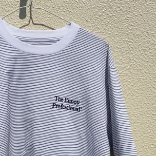 The Ennoy Professional BORDER TEE Lサイズ 黒