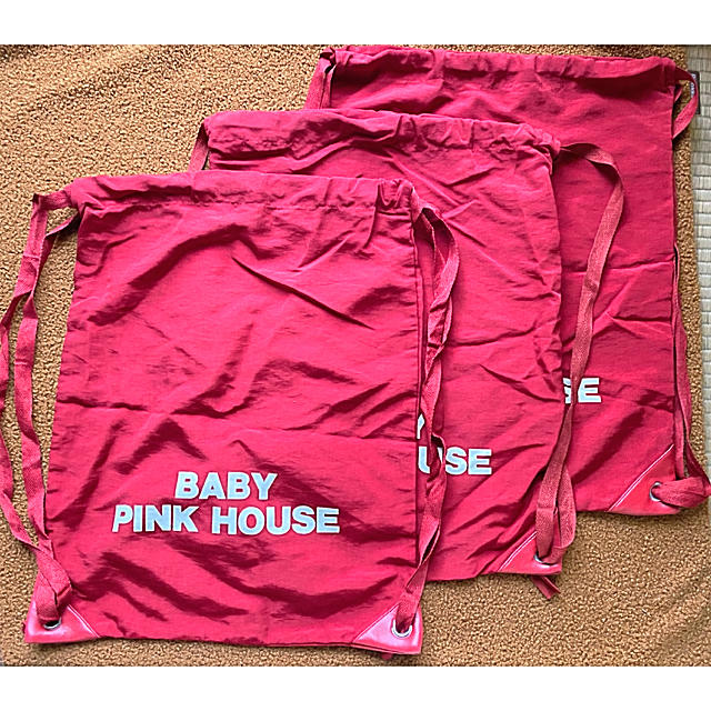 PINK HOUSE  ナップザック　赤