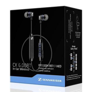 ゼンハイザー(SENNHEISER)のゼンハイザー Bluetooth ワイヤレス イヤホンCX 6.00 BT(ヘッドフォン/イヤフォン)