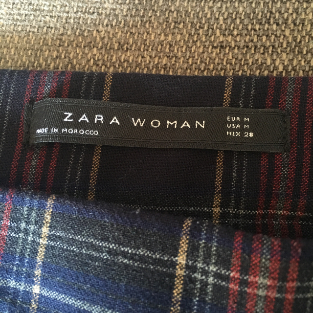 ZARA(ザラ)の値下げ！ZARA チェックアンクルパンツ レディースのパンツ(クロップドパンツ)の商品写真