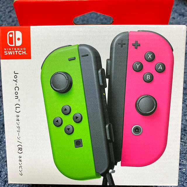 Nintendo Switch joy-con ネオングリーン　ネオンピンクゲームソフト/ゲーム機本体