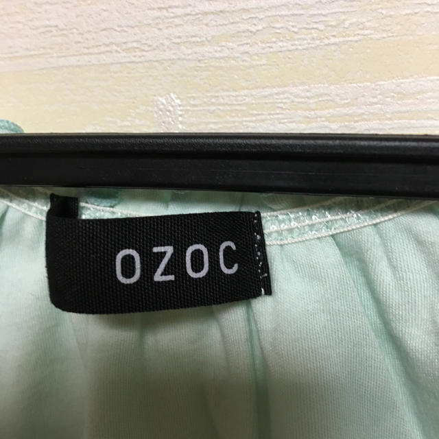 OZOC(オゾック)のozoc タンクトップ トップス ミントグリーン フリル レディースのトップス(タンクトップ)の商品写真