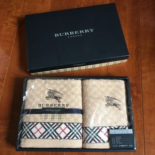 バーバリー(BURBERRY)のBURBERRY バーバリー フェイスタオル　ウォッシュタオル　チェック(タオル/バス用品)