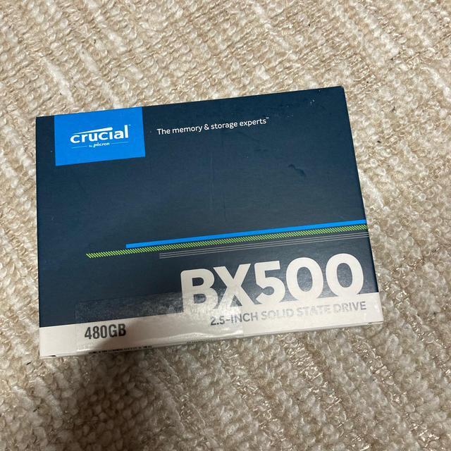 新品未開封 Crucial SSD BX500 480GB - PC周辺機器