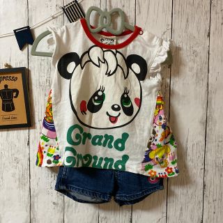 グラグラ(GrandGround)のグラグラ&ストーリーズ セット　80センチ(Ｔシャツ)