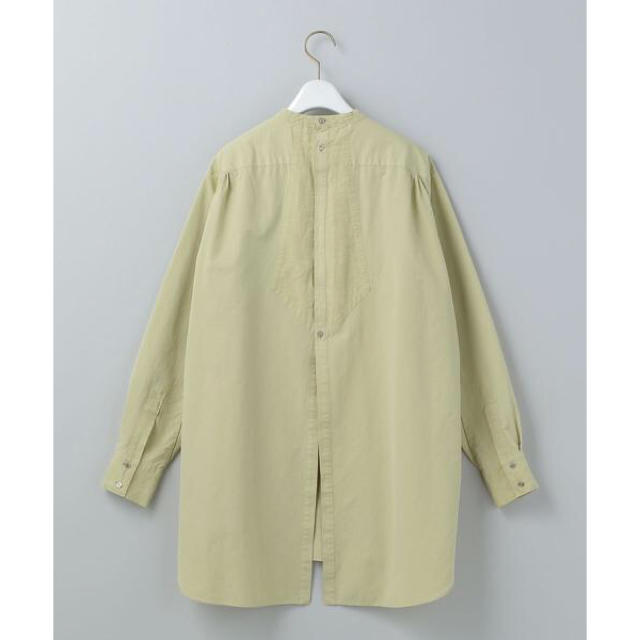 BEAUTY&YOUTH UNITED ARROWS(ビューティアンドユースユナイテッドアローズ)の6(ROKU)◯PIN TUCK SHIRT◯バンドカラーシャツ◯2020ss レディースのトップス(シャツ/ブラウス(長袖/七分))の商品写真