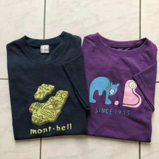 モンベル(mont bell)のmont-bell キッズWIC.Tシャツ140cm 2枚セット(Tシャツ/カットソー)