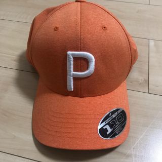 プーマ(PUMA)のPUMA ゴルフ キャップ CAP 送料込み オレンジ 1回着用 プーマ(ウエア)