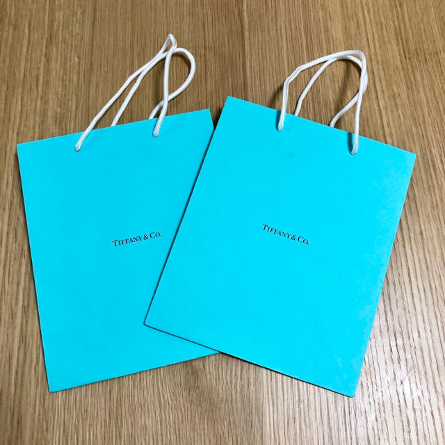 Tiffany & Co.(ティファニー)のティファニー　紙袋　小　2枚 レディースのバッグ(ショップ袋)の商品写真