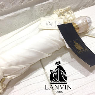 ランバン(LANVIN)の◇良品◇ ランバン LANVIN 晴雨兼用 傘 折りたたみ傘 紫外線カット(傘)