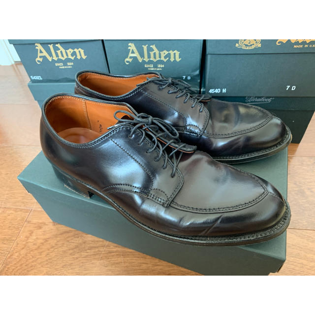 7ワイズDラストAlden 87150 Leather Soul別注　Vチップ