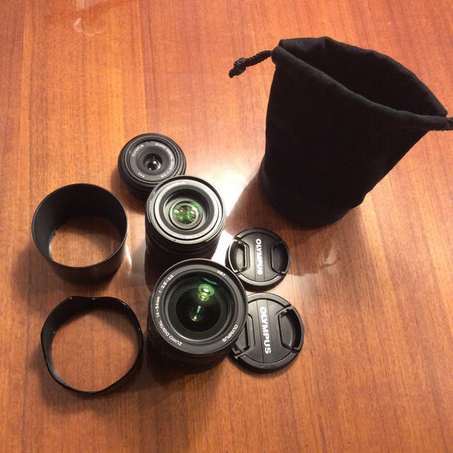 OLYMPUS(オリンパス)のOLYMPUS フォーサーズ  レンズ3本セット ZUIKO digital  スマホ/家電/カメラのカメラ(デジタル一眼)の商品写真