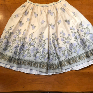 ロイスクレヨン(Lois CRAYON)のロイスクレヨン　ジャガード花柄スカート(ひざ丈スカート)