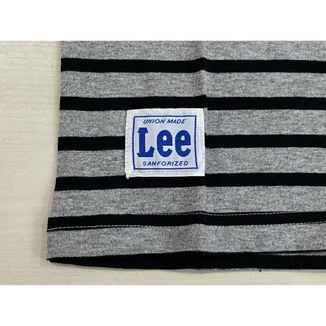 Lee(リー)の新品 120cm Lee×ストンプスタンプ Tシャツ デニム風ポケットボーダー  キッズ/ベビー/マタニティのキッズ服男の子用(90cm~)(Tシャツ/カットソー)の商品写真