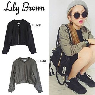 リリーブラウン(Lily Brown)のリリーブラウン シャイニーブルゾン (ブルゾン)