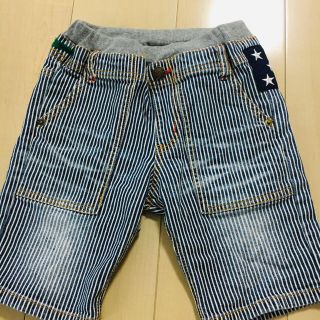 エフオーキッズ(F.O.KIDS)のキッズ　男の子　デニムハーフパンツ　ストライプ120㎝(パンツ/スパッツ)