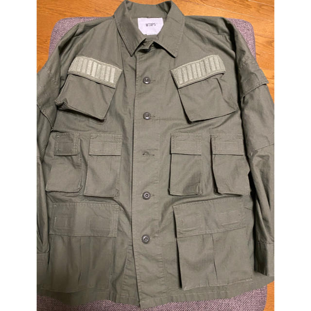 爆買い人気 W)taps - WTAPS MODULAR LS 01 SHIRT OLIVE 1 Sの通販 by