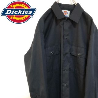 ディッキーズ(Dickies)のDickies @ ディッキーズ ロングスリーブ   ワークシャツ　古着(シャツ)