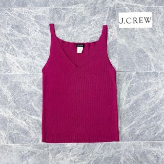 ジェイクルー(J.Crew)のj.crew ジェイクルー ◇ リブ ノースリーブ ニット カットソー トップス(カットソー(半袖/袖なし))