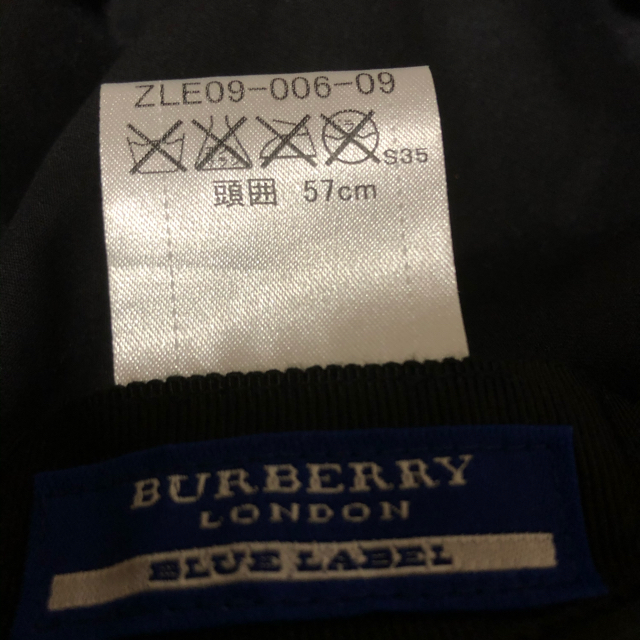 BURBERRY BLUE LABEL(バーバリーブルーレーベル)のバーバリーブルーレーベル帽子 レディースの帽子(その他)の商品写真