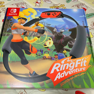 ニンテンドウ(任天堂)のリングフィット アドベンチャー　Ring Fit Adventure(家庭用ゲーム機本体)